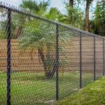 Black Chain Link Fence