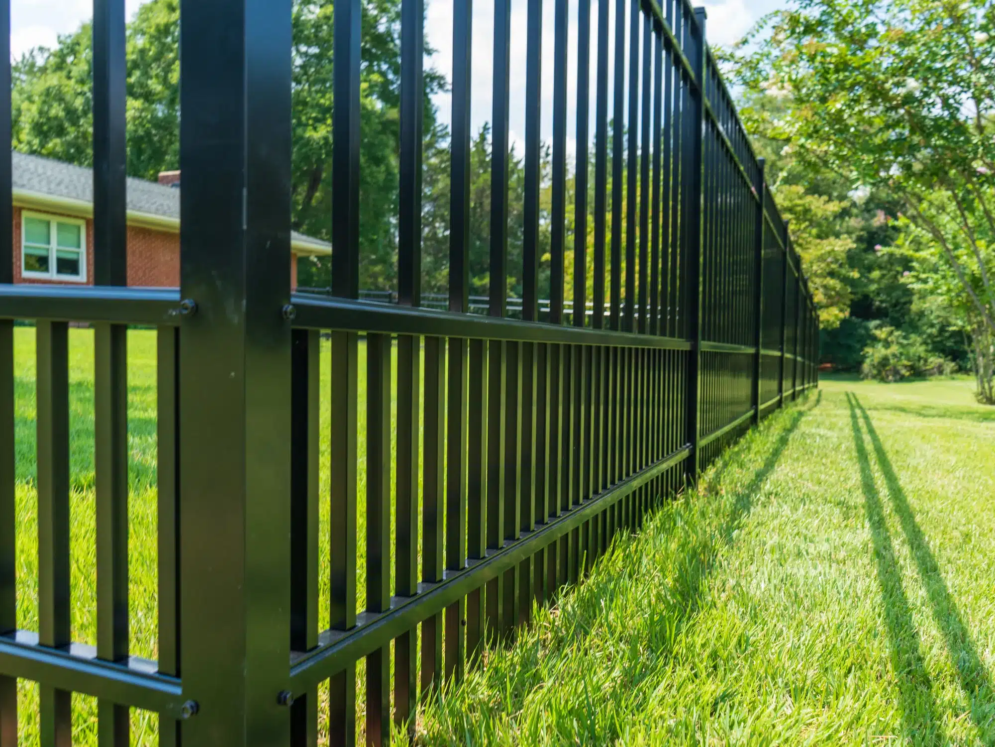 Tighter lower picket spacing on a puppy picket panel