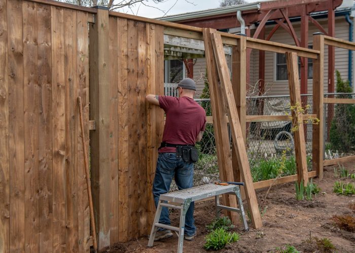 Building a Fence on an Easement